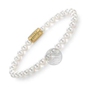 Rebel & Rose Armband RR-60135-G-S Pearl Gem Gold 16,5cm