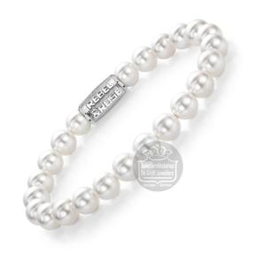 Rebel & Rose Armband RR-80112-S-M Pearl Gem 17,5cm