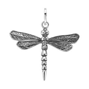 Rebel and Rose Hanger RR-PD016-S Zilver Pendant Dragonfly Small