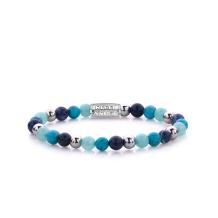 Rebel & Rose Armband RR-60056-S-S Blue Summer Vibes 16,5cm