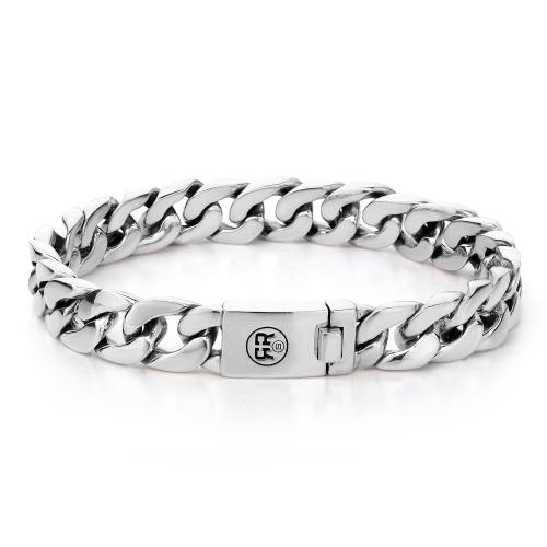 rebel & rose Sterling Silver Line Tartaros armband RR-BR008-S-L