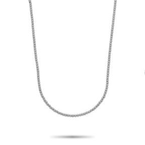 Rebel and Rose Necklace Silver Shine 3mm RR-NL045-S-42