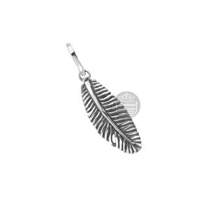 Rebel and Rose Hanger RR-PD011-S Zilver Pendant Feather