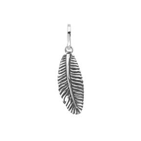 Rebel and Rose Hanger RR-PD011-S Zilver Pendant Feather