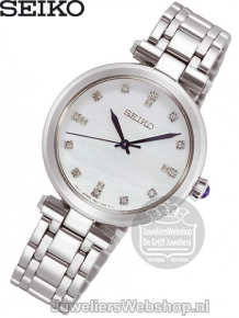 Seiko Dameshorloge SRZ529P1 Parelmoer en Diamant