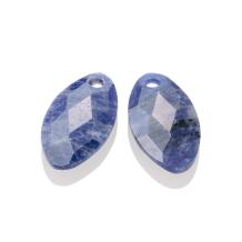 Sparkling Jewels Eardrops Sodalite Ear Leaf EAGEM20-FCLF-S