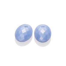 Sparkling Jewels Eardrops Blue Lace Agate Medium Oval EAGEM47-MO