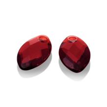 Sparkling Jewels Eardrops Earring Editions Facet Ruby Quartz Ear Leaf EAGEM50-FCLF-S
