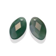 Sparkling Jewels Eardrops Green Onyx Ear Leaf EAGEM53-FCLF-S