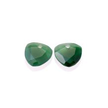 Sparkling Jewels Eardrops Green Onyx Trillion EAGEM53-TRI