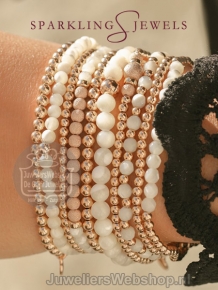 sparkling jewels armband pearl interstellar sb-pearl-3mm-mix