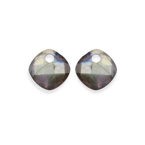 Sparkling Jewels Eardrops Labradorite Cushion Cut EAGEM18-CC