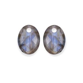 Sparkling Jewels Eardrops Labradorite Medium Oval EAGEM18-MO