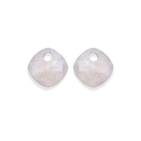 sparkling jewels Moonstone Cushion Cut eardrops EAGEM54-CC