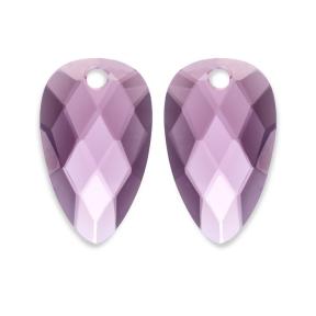 Sparkling Jewels Eardrops Aubergine Quartz Blossom EAGEM59-BS