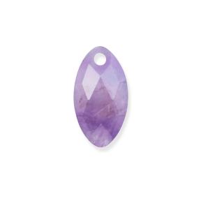 Sparkling Jewels Hanger Leaf Facet Amethyst PENGEM05-FCT-S