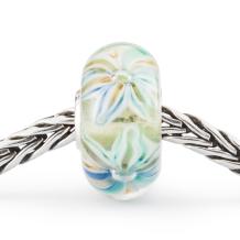 Trollbeads Sprookjesbloem glas kraal TGLBE-20365