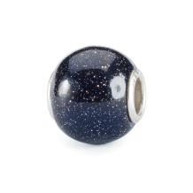 Trollbeads kraal TGLBE-20397 Blauwe Goudsteen