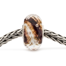 Trollbeads Penseelstreken glas kraal TGLBE-30068