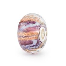 Trollbeads Violet Melodie glas kraal TGLBE-30102