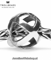 Trollbeads TAGBE-10019 blijf positief kraal