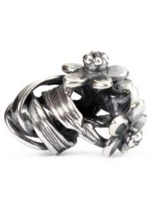 trollbeads kraal maartnarcis TAGBE-00029 zilver parel