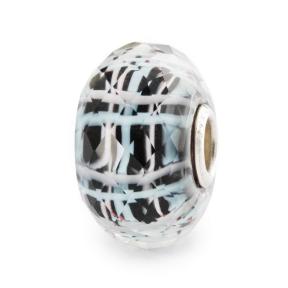 Trollbeads Mand van Sereniteit glas kraal TGLBE-30134