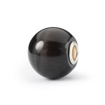 Trollbeads Jumbo Rond Zwart Kattenoog kraal TSTBE-10019 zwart