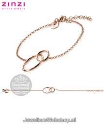 Zinzi ZIA1278R armband Rosegoud verguld