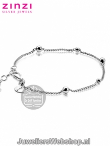 Zinzi armband met bolletjes ZIA987