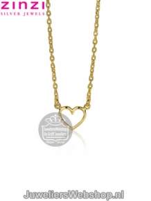 zinzi ketting zic 1420G met hartje