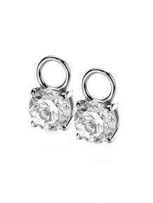 zinzi creoolhangers zich1300 zirconia wit