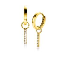 zinzi gold ZGCH387 gouden creolenhangers zirconia