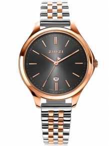 Zinzi Classy Horloge Bicolor Rose Grijs ZIW1027