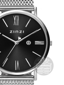 zinzi ziw501m roman horloge zilver