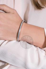 zinzi ZIA1240 bangle zilver met zirconia