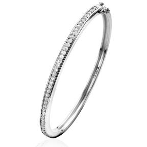 zinzi ZIA1240 bangle zilver met zirconia