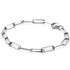 zinzi ZIA2207 armband paperclip schakel zilver