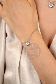 zinzi ZIA2673 armband hangslot hart zilver