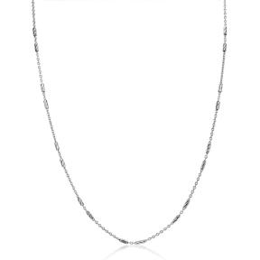 zinzi collier ZIC2466 zilver staafjes